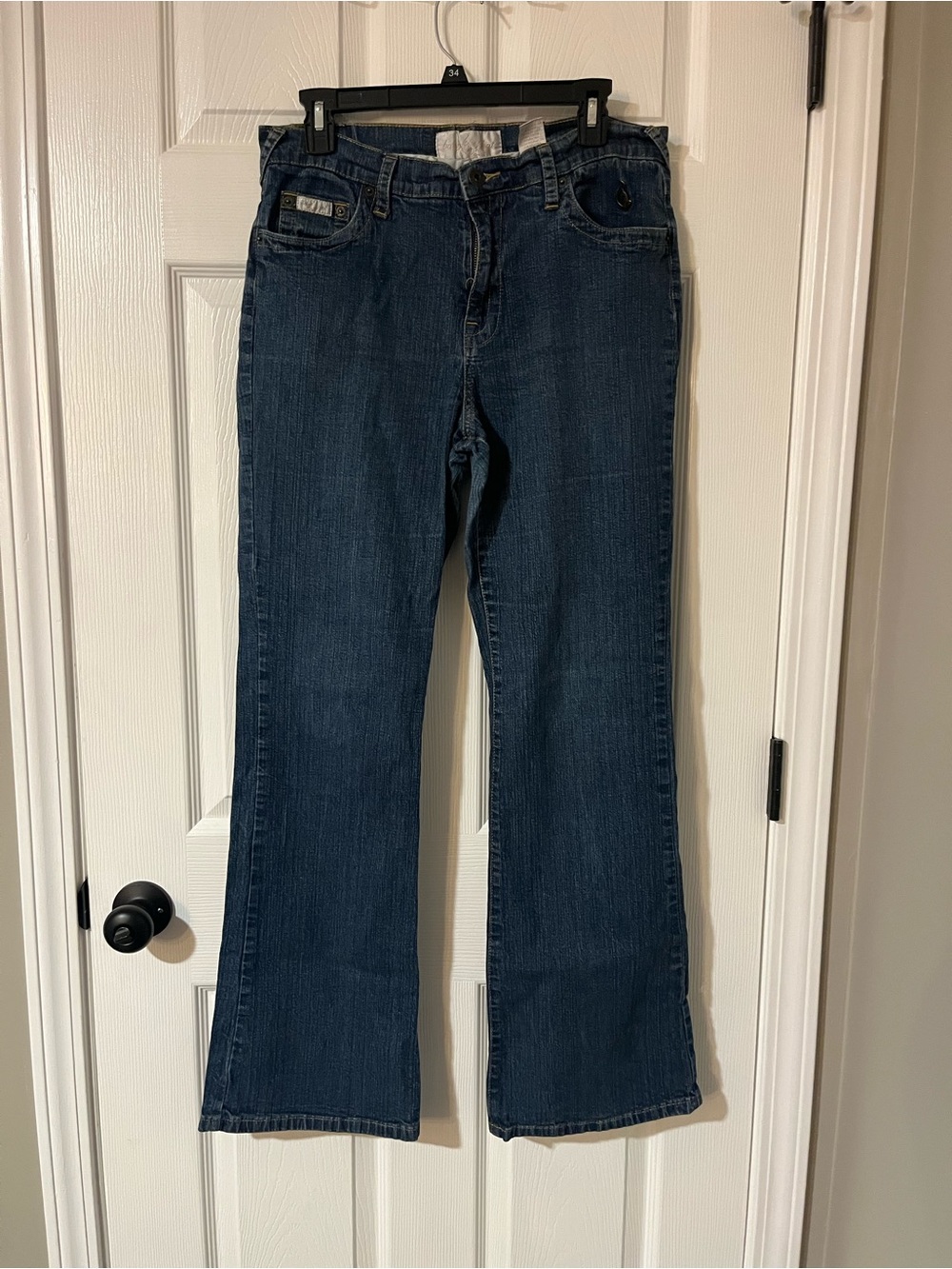 Baby Phat Dark Blue Flare Jeans